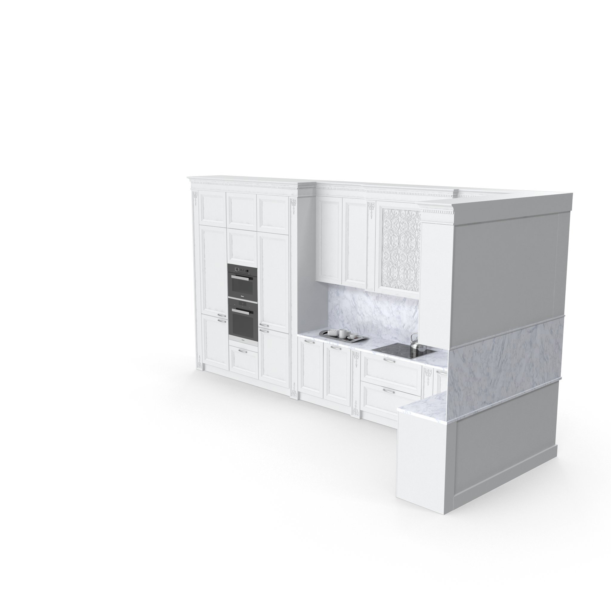 Luxury Classical Kitchen.H03.2k