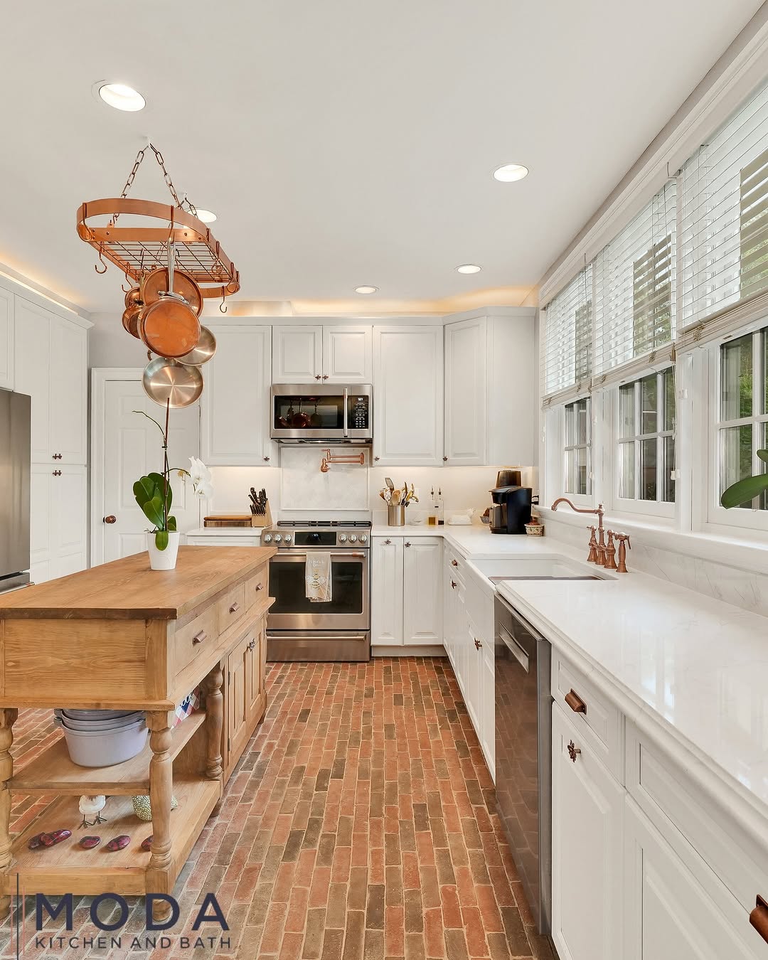 Traditional Kitchen With Farmhouse And Historic Character Kitchen Remodel in Alexandria, VA by Moda Kitchen and Bath project photo